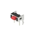 Alps Alpine Red Tactile Switch Button SPST Momentary Snap-in 50mA 12V dc SKHLLFA010