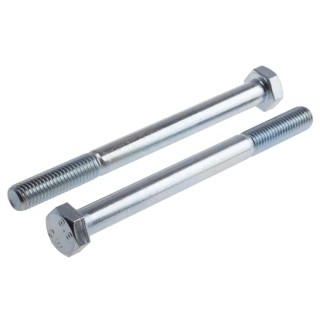 RS PRO Bright Zinc Plated Steel Hex Bolt M12 x 140 mm Grade 8.8 DIN 931 917-3217