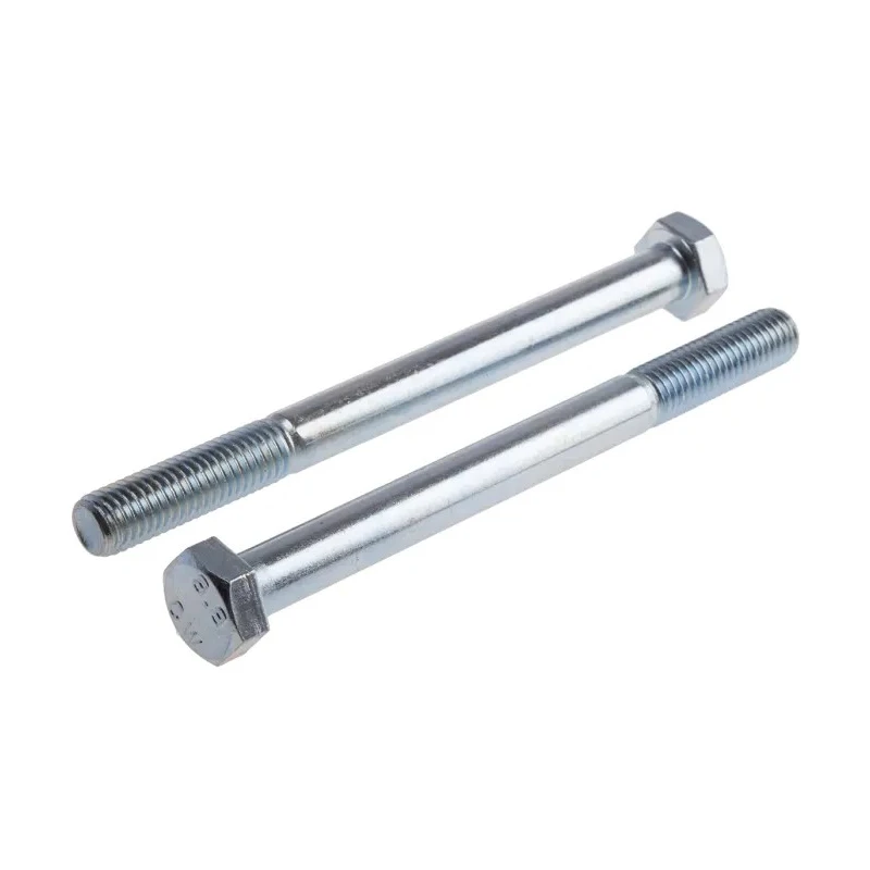 RS PRO Bright Zinc Plated Steel Hex Bolt M12 x 140 mm Grade 8.8 DIN 931 917-3217