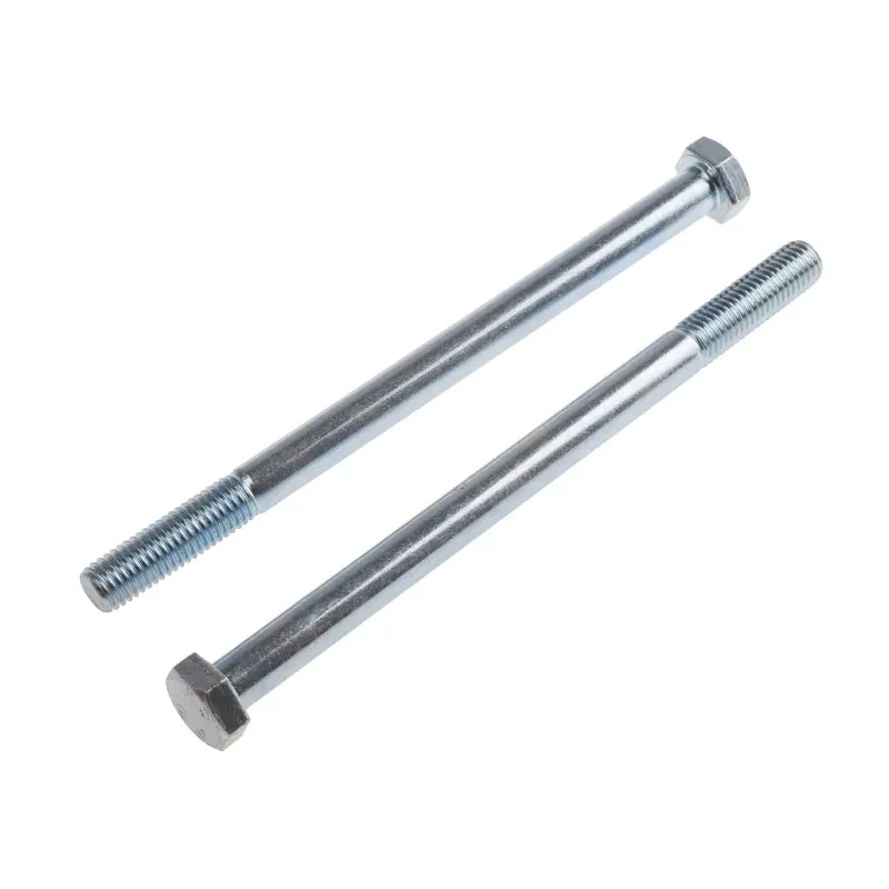RS PRO Bright Zinc Plated Steel Hex Bolt M12 x 160 mm Grade 8.8 DIN 931 917-3220