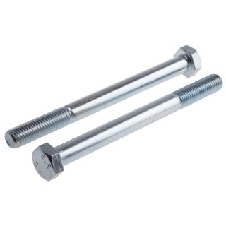 RS PRO Bright Zinc Plated Steel Hex Bolt M12 x 170 mm 8.8 Grade High Tensile DIN 931 917-3223