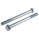 RS PRO Bright Zinc Plated Steel Hex Bolt M14 x 130 mm Grade 8.8 DIN 931 917-3286
