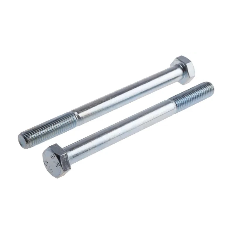 RS PRO Bright Zinc Plated Steel Hex Bolt M14 x 130 mm Grade 8.8 DIN 931 917-3286