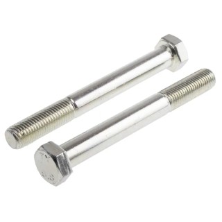 RS PRO Bright Zinc Plated Steel Hex Bolt M16 x 130 mm 8.8 Grade DIN 931 917-3292