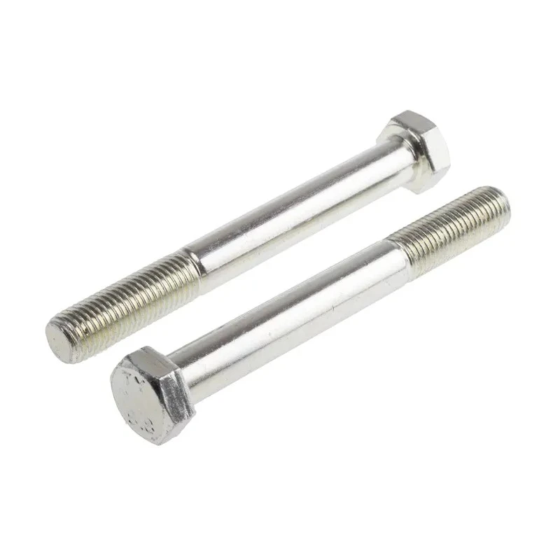 RS PRO Bright Zinc Plated Steel Hex Bolt M16 x 130 mm 8.8 Grade DIN 931 917-3292