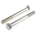 RS PRO Bright Zinc Plated Steel Hex Bolt M16 x 140 mm Grade 8.8 DIN 931 917-3295