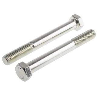RS PRO Bright Zinc Plated Steel Hex Bolt M16 x 140 mm Grade 8.8 DIN 931 917-3295
