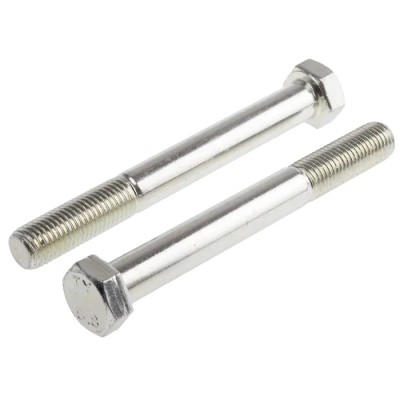 RS PRO Bright Zinc Plated Steel Hex Bolt M16 x 140 mm Grade 8.8 DIN 931 917-3295