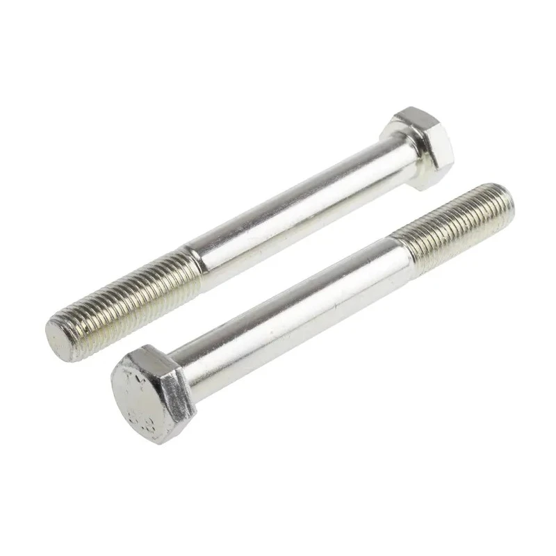 RS PRO Bright Zinc Plated Steel Hex Bolt M16 x 140 mm Grade 8.8 DIN 931 917-3295