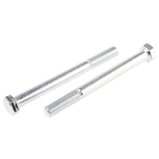 RS PRO Bright Zinc Plated Steel Hex Bolt M16 x 170 mm Grade 8.8 DIN 931 917-3302