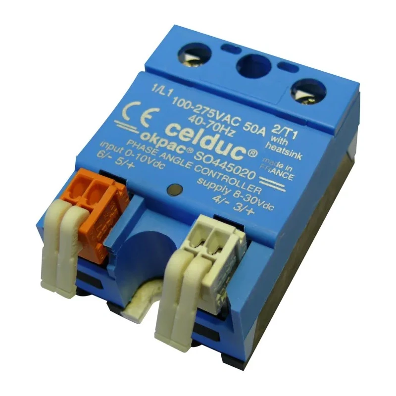 Celduc SO4 Series Solid State Relay 125A Load, 480V AC Load, DIN Rail Mount, 10V Control SO469020