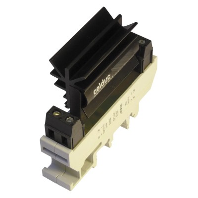 Celduc XK Series Solid State Relay 10A Load 280V AC Load 32V Control DIN Rail Mount XKH20120