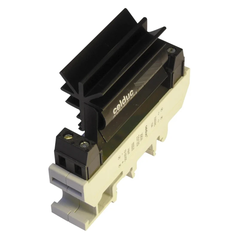 Celduc XK Series Solid State Relay 10A Load 280V AC Load 32V Control DIN Rail Mount XKH20120