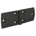 Pinet Black Polyamide Strap Screw Fixing Back Flap Hinge 40mm x 120mm x 5.2mm 5413570