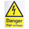 RS PRO Electrical Hazard Warning Sign Plastic 200mm x 150mm Danger High Voltage 917-5434