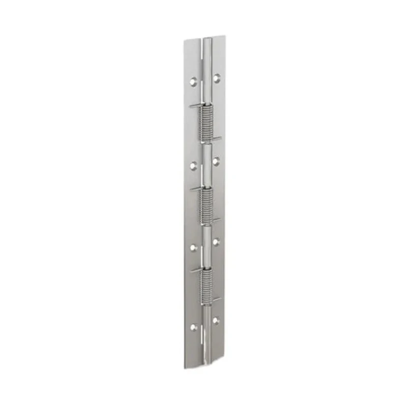 Pinet Raw Steel Spring Hinge with Spring Loaded Pin 240mm x 40mm x 1.5mm 71-1-3801