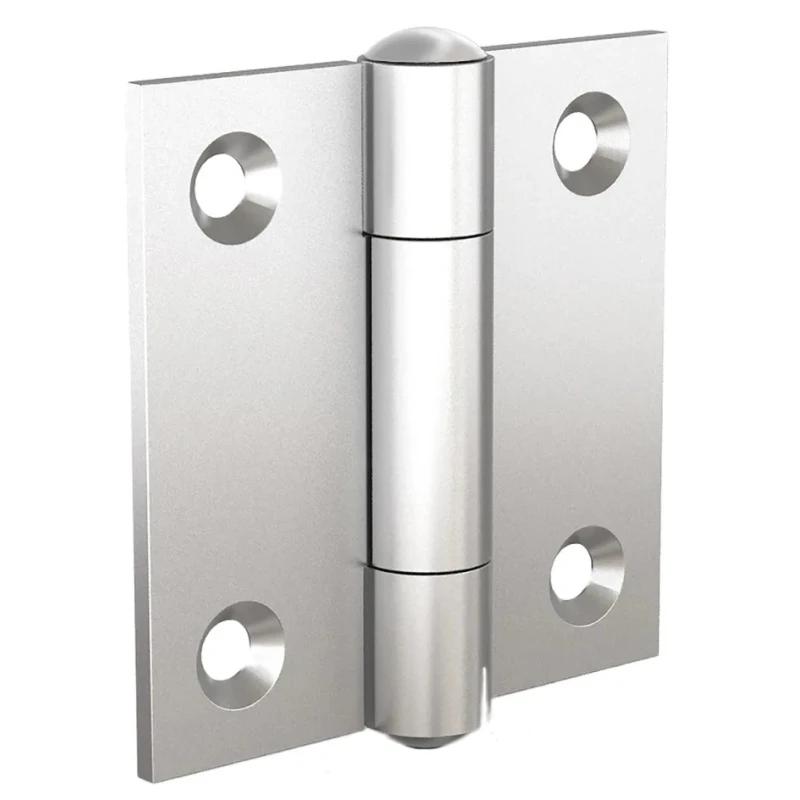 Pinet Raw 304 Stainless Steel Butt Hinge with Barrel Pin, Screw Fixing, 50 mm x 50 mm x 2 mm 52-1-3610