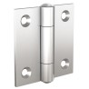 Pinet Raw 304 Stainless Steel Butt Hinge with Barrel Pin, Screw Fixing, 50 mm x 50 mm x 2 mm 52-1-3610