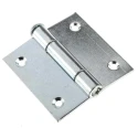 Pinet Zinc Plated Steel Butt Hinge, Screw Fixing, 60mm x 60mm x 2mm 5013582