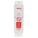 Brady Safety Ladder Tag, Red on White, German Language, Kit of 10 Holders, 10 Inserts & 1 Pen LAD-DE-EITH-L12-A