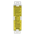 Brady Safety Ladder Tag, Red on White, German Language, Kit of 10 Holders, 10 Inserts & 1 Pen LAD-DE-EITH-L12-A