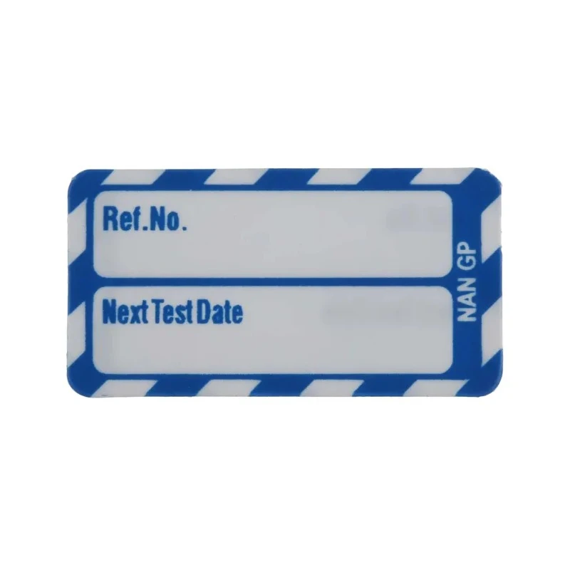 Brady Safety Nanotag White on Blue English Language 20 Per Pack NAN-NAN-GP-BL-20