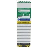 Brady Safety Ladder Tag with White, Yellow, Green, Black Inserts German Language LAD-DE-EITL-12-10