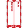 Brady Safety Nanotag White on Red English Language 20 Per Pack NAN-NAN-GP-RD-20