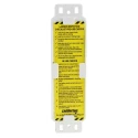 Brady Safety Ladder Tag Kit, Red on White Inserts, English Language, Includes 10 Holders, 10 Inserts, and LAD-GB-EITH-L12-A