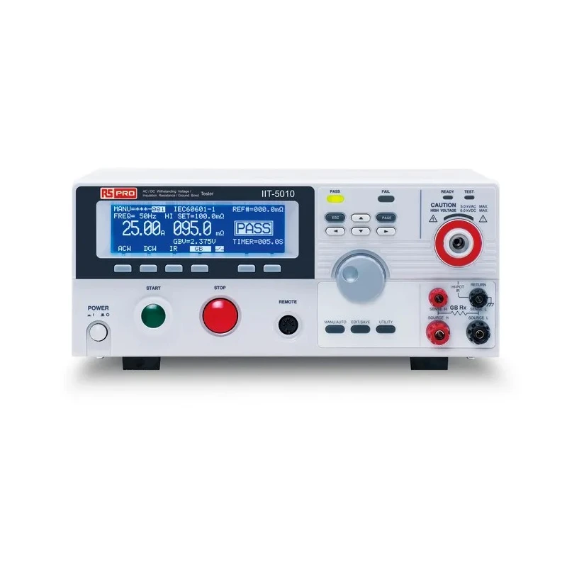 RS PRO Insulation Tester, 50 V Min, 1 kV Max, 50 GΩ IIT5010