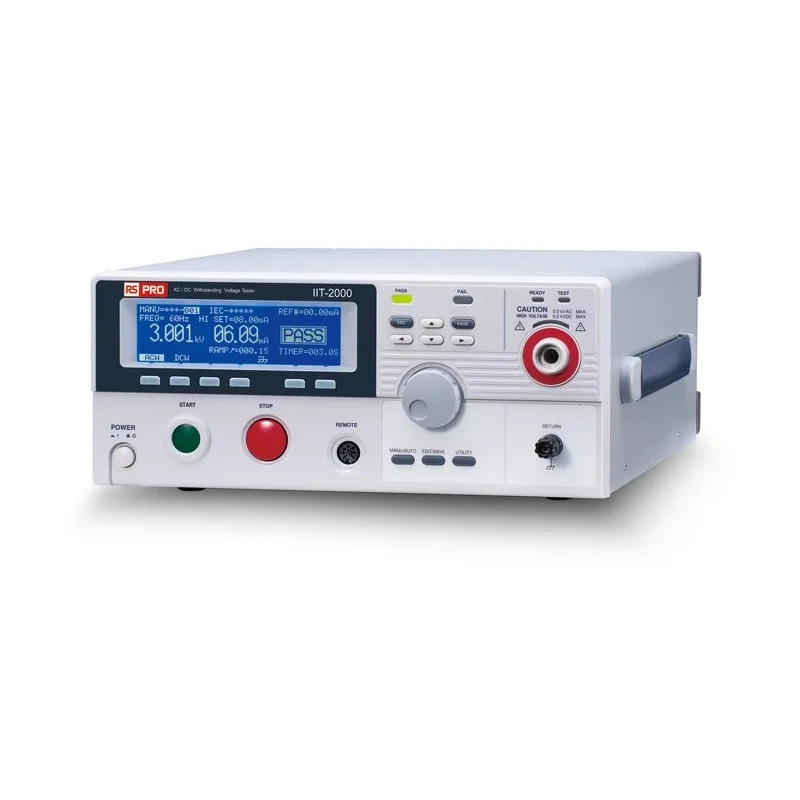RS PRO Dielectric Strength Tester IIT2000, 50 V Min, 6000 V dc Max, 1mA Test Current IIT2000