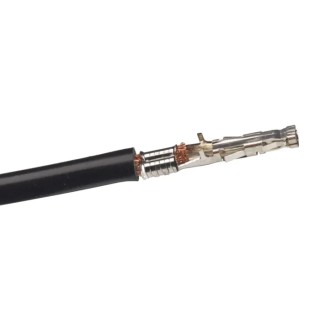 Molex Mega-Fit Crimp Wire 4mm² PVC Jacket Black Cable 300mm Length 68801-4957