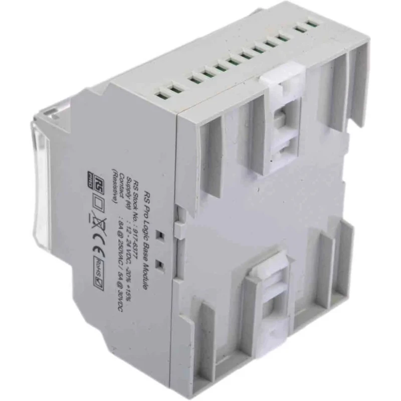 RS Pro Logic Module, 8-Input Analogue and Digital Input, 4 Output Digital Relay, Serial Communication, 12-24 V DC 917-6377