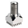 ERNI Screw Terminal Vertical 250A Tin Plated Silver Colour 25 Legs 5 Rows M6 Screw Size 225678 / 225678-E