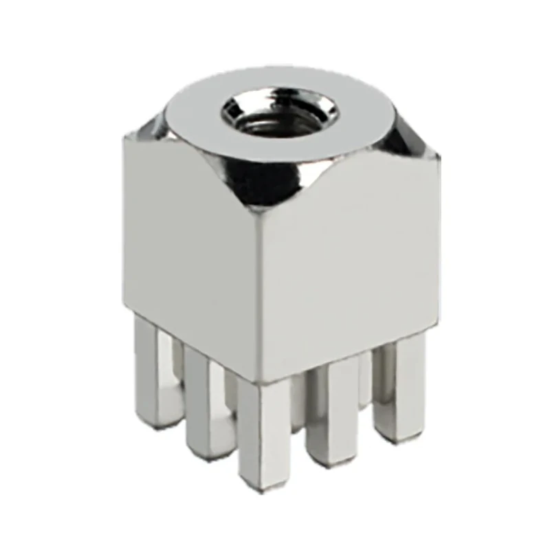 ERNI Vertical Screw Terminal, 90A, 2.54mm Pitch, 9 Legs, 5 Rows, M3 Screw Size, Tin Plated Body, Silver 225681 / 225681-E