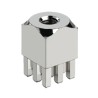 ERNI Vertical Screw Terminal, 90A, 2.54mm Pitch, 9 Legs, 5 Rows, M3 Screw Size, Tin Plated Body, Silver 225681 / 225681-E