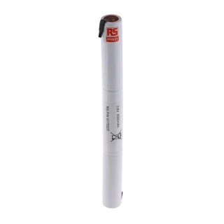 RS PRO Nickel Metal Hydride Rechargeable Battery Pack 3 Cells 3.6 V 4000 mAh High Temperature 917-5920