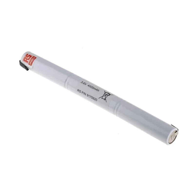 RS PRO Nickel Metal Hydride Rechargeable Battery Pack 3 Cells 3.6 V 4000 mAh High Temperature 917-5920