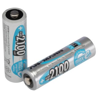 Ansmann Ansmann MaxE AA Nickel Metal Hydride Rechargeable Battery 2.1Ah Capacity, 1.2V Nominal Voltage Pack of 2 5030992