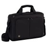 Wenger Source 16 in Briefcase Laptop Case Black Nylon Compact Model 601066