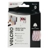 Velcro White Heavy Duty Hook & Loop Tape 50mm Width x 1m Length Polyamide Material VEL-EC60242