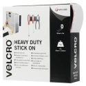 Velcro White Heavy Duty Hook & Loop Tape 50mm Width x 5m Length Polyamide Material VEL-EC60244