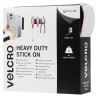 Velcro White Heavy Duty Hook & Loop Tape 50mm Width x 5m Length Polyamide Material VEL-EC60244