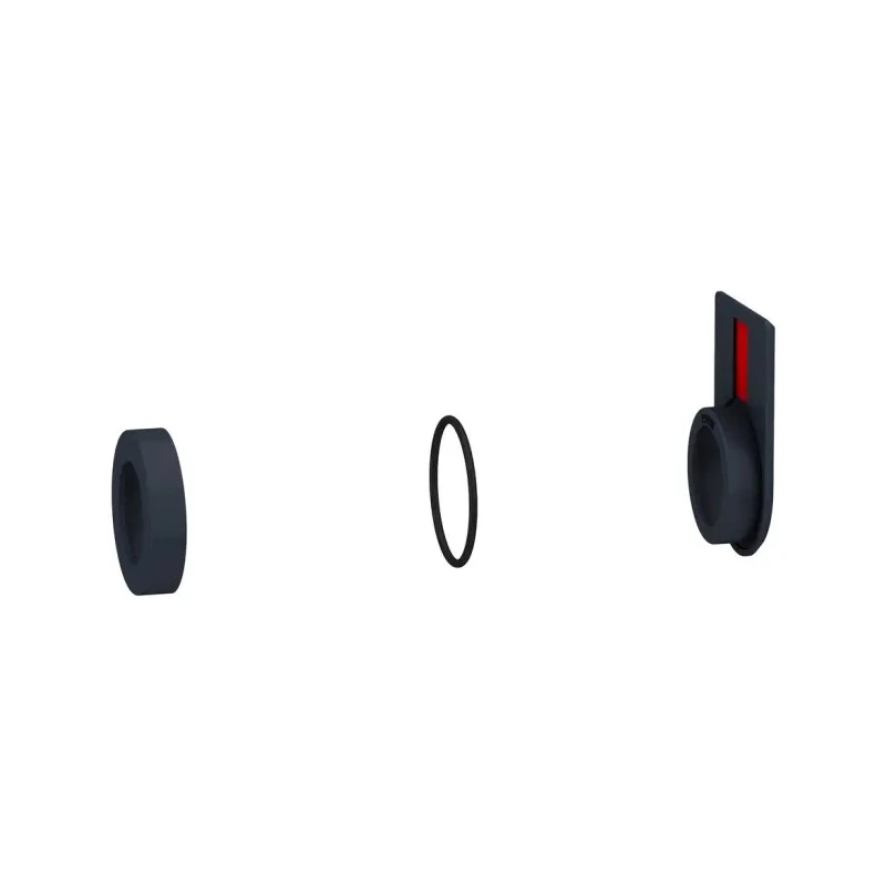 Schneider Electric Harmony XB5 Flush Mounting Kit with 2-Line Legend ZB5AZ025