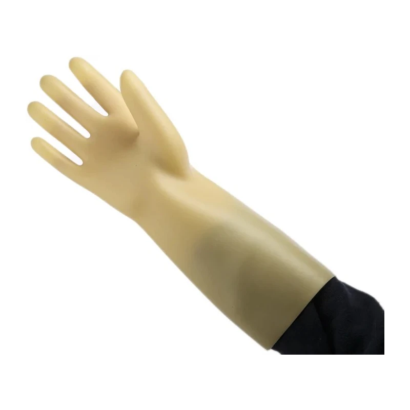 Penta Beige Latex Electrical Insulating Gloves, Size 10, 360mm Length, 1000V AC Protection GLE36-0/10