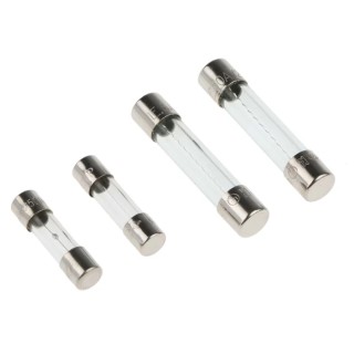 RS PRO Alarm Glass Fuse Kit Assorted Sizes 20 mm & 32 mm, Slow and Fast Acting Fuses 918-2697