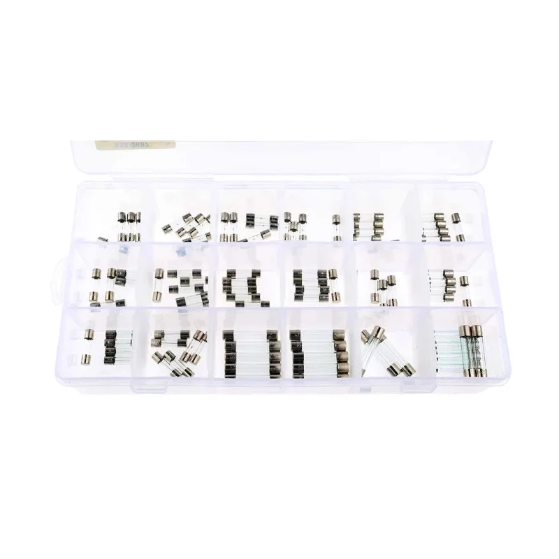 RS PRO Alarm Glass Fuse Kit Assorted Sizes 20 mm & 32 mm, Slow and Fast Acting Fuses 918-2697