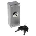 RS PRO Key Switch Surface DP Double Pole Wireless White Metal Housing with 2 Keys 918-4734