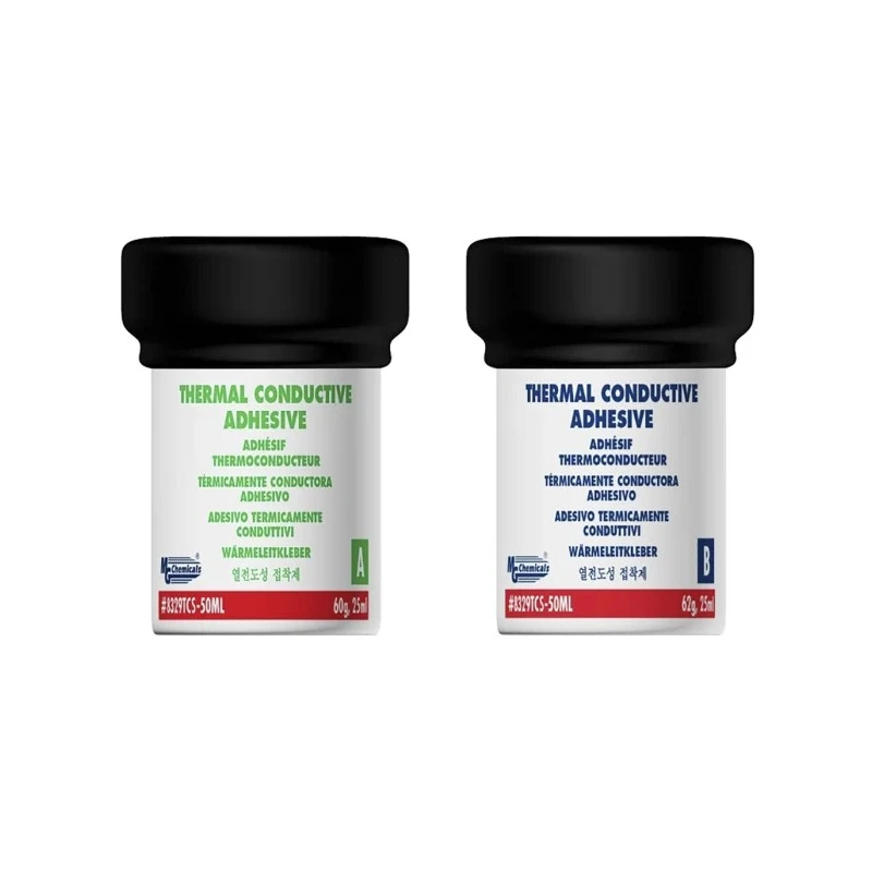 MG Chemicals Thermal Adhesive Slow Cure Conductive Epoxy Adhesive 8329TCS-50ML