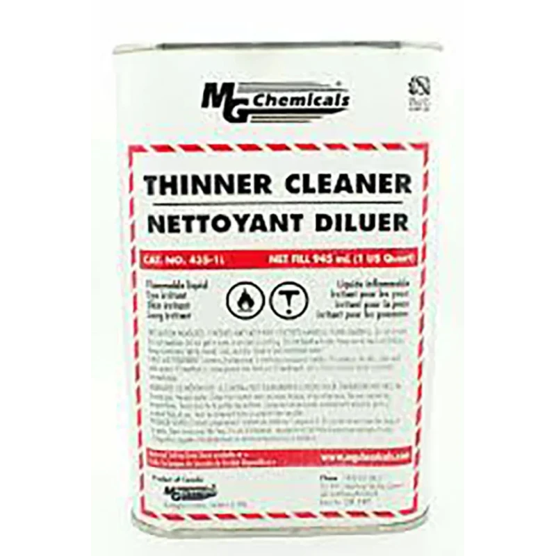 MG Chemicals Clear Acetone Conformal Coating Thinners 1 L Tin 435-1L